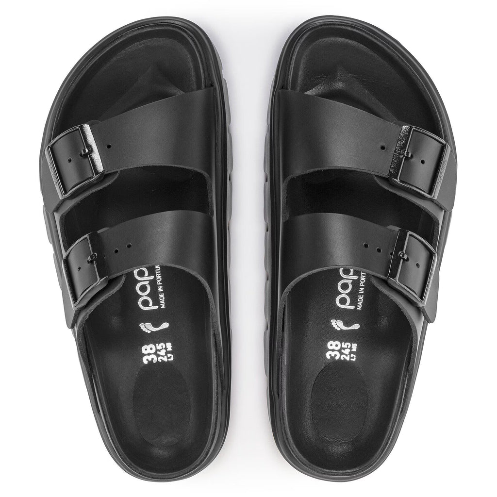 Birkenstock Premium Arizona PAP Chunky Cuir naturel - Black