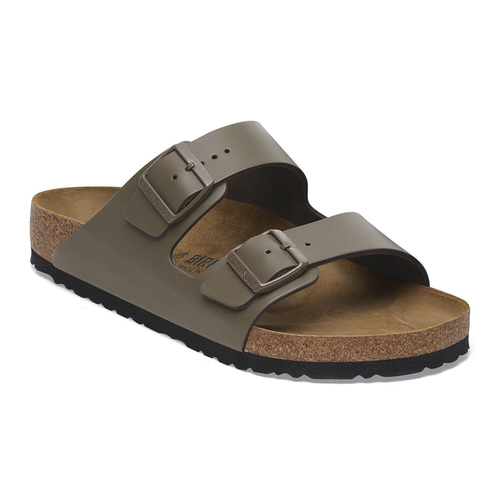 Birkenstock Premium Arizona Cuir naturel - Concrete Gray