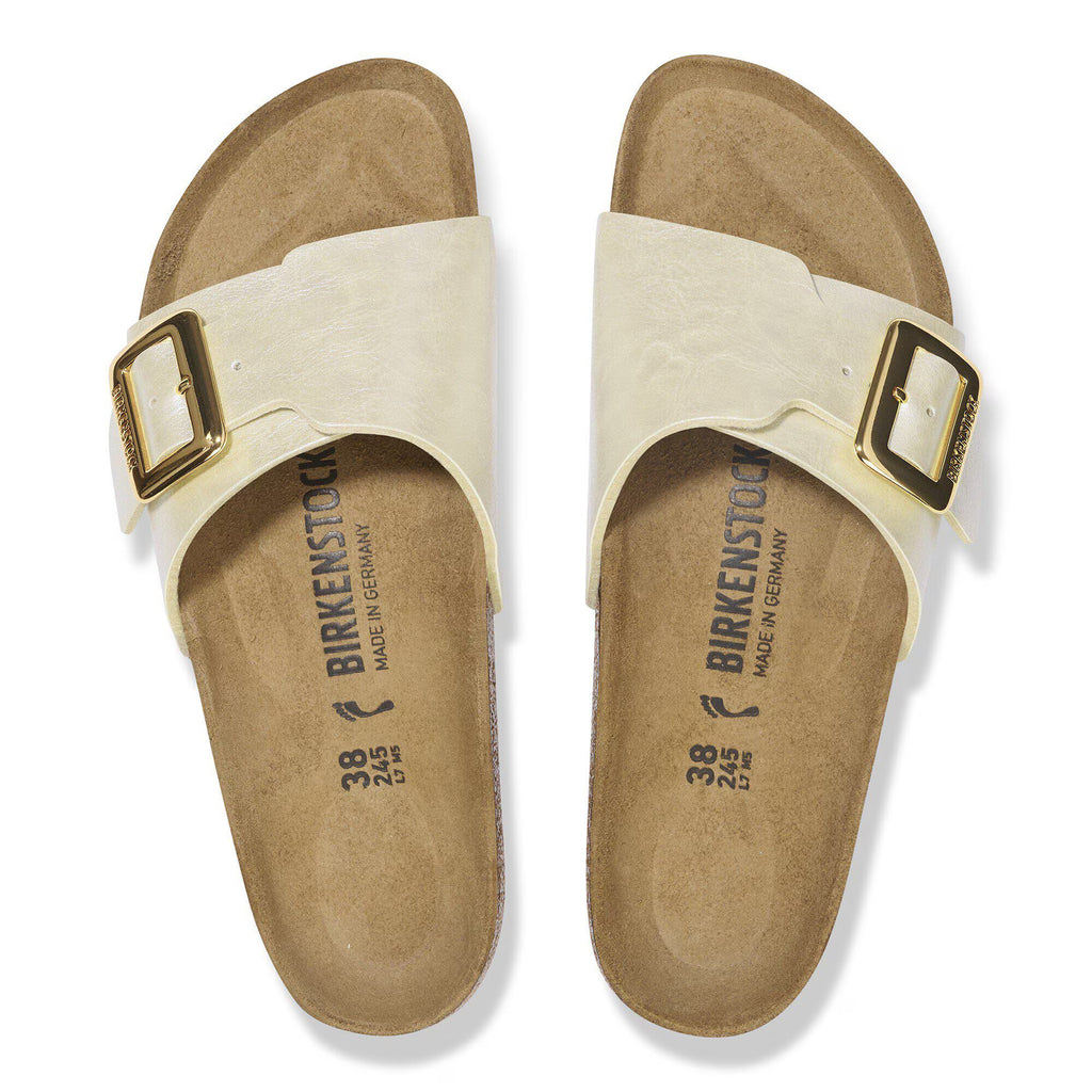 Birkenstock Tendance Catalina Cushion Buckle Birko-Flor - Graceful Pearl White