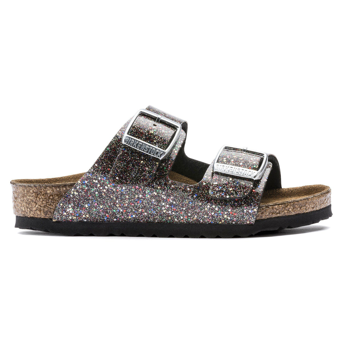 Birkenstock Confort Enfant Arizona Kids Birko-Flor - Cosmic Sparkle Black Multi