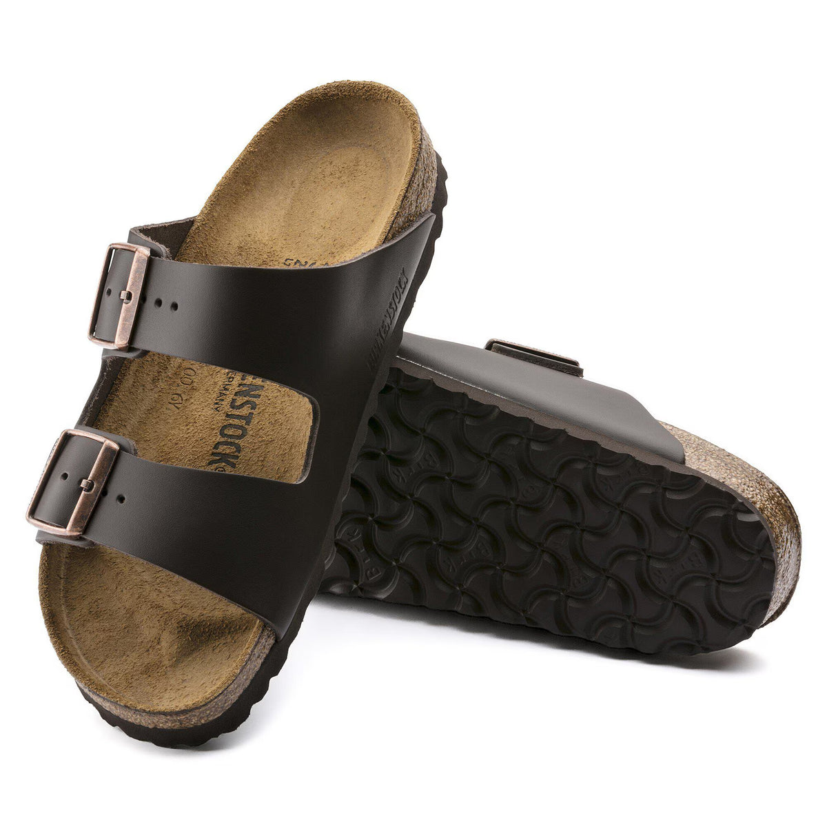 Birkenstock Premium Arizona Cuir naturel - Dark Brown