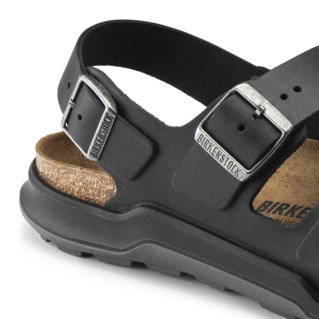 Birkenstock Premium Milano Crosstown homme Cuir huilé - Black