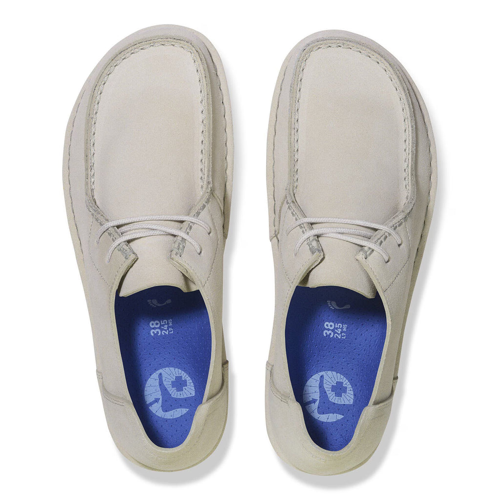 Birkenstock Confortable Utti Lace Suède - Antique White