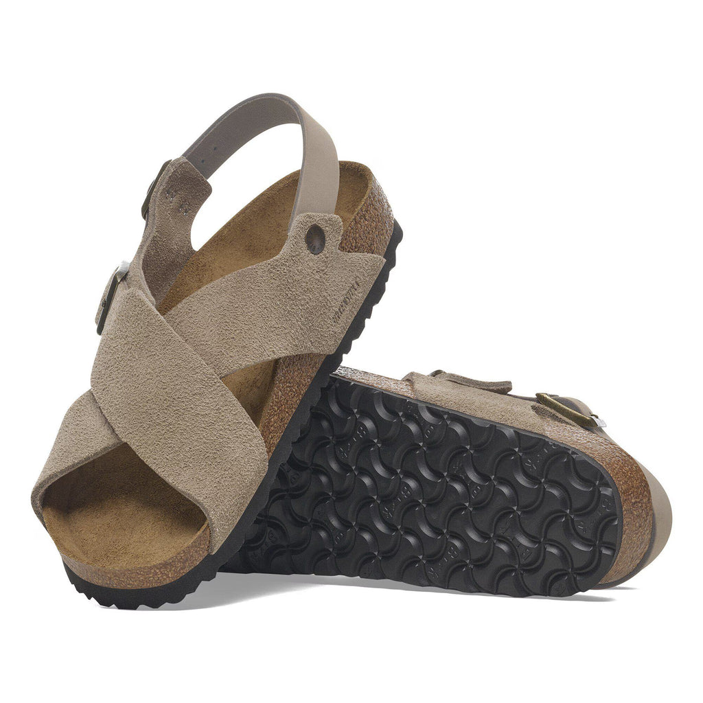 Birkenstock Confortable Tulum Soft Footbed Suède nubuck - Taupe