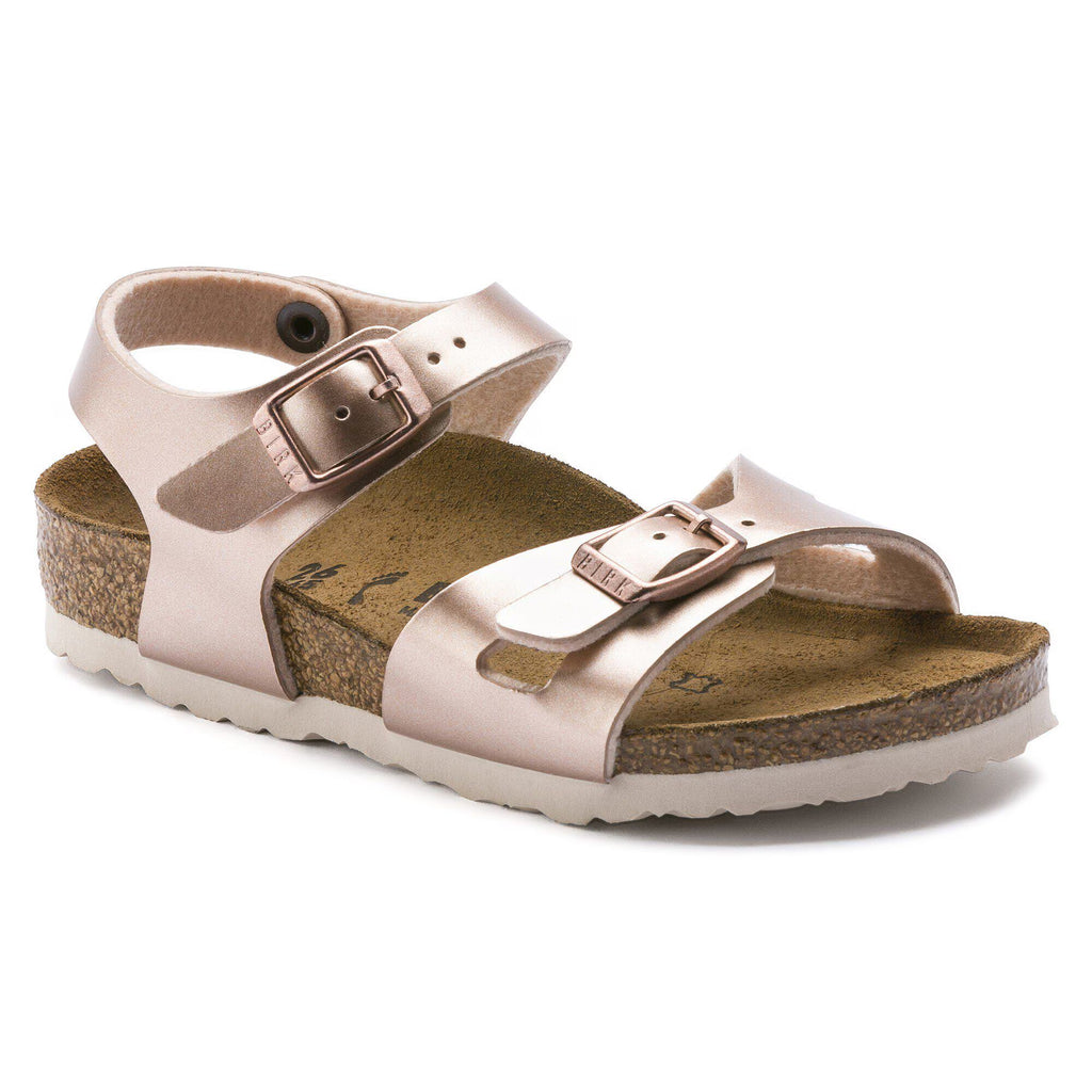 Birkenstock Confort Enfant Rio Kids Birko-Flor - Electric Metallic Copper