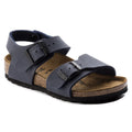 Birkenstock Confort Enfant New York Kids Birko-Flor Nubuck - Navy
