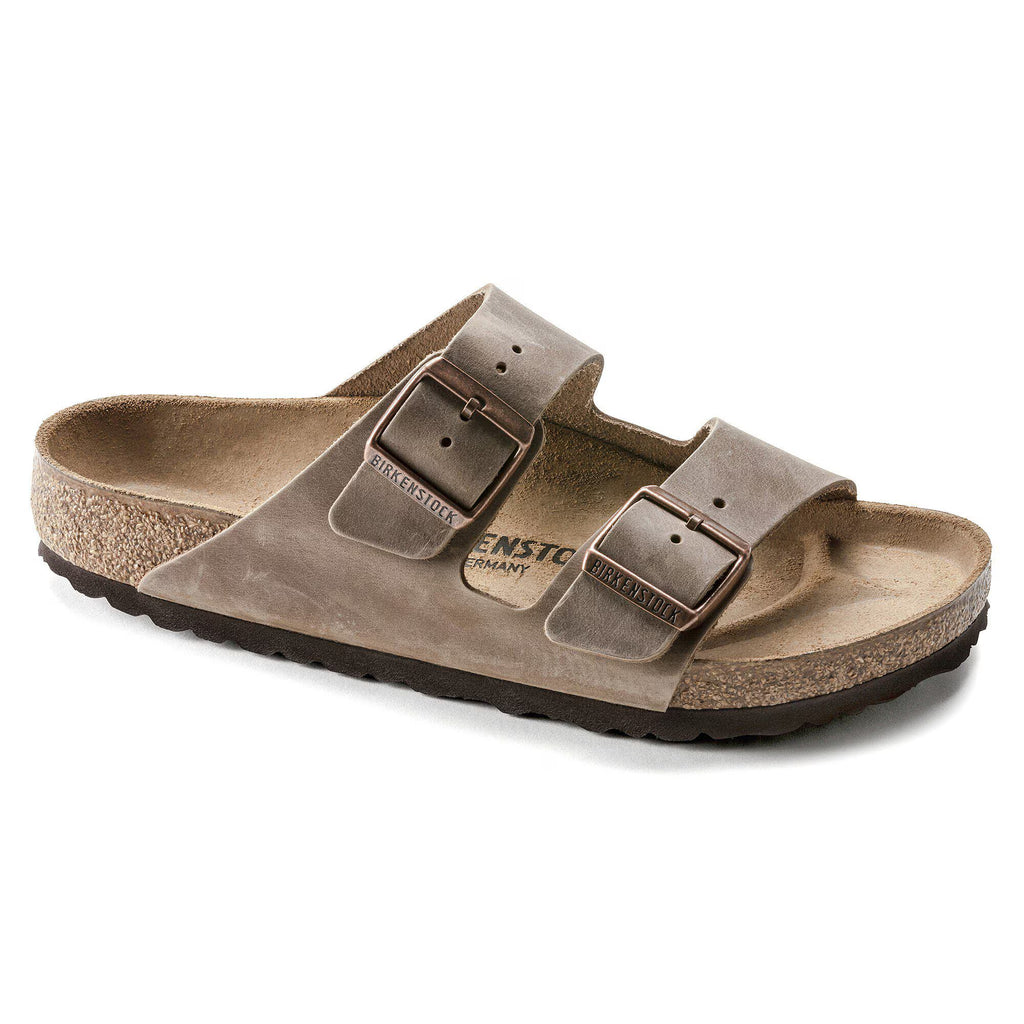 Birkenstock Premium Arizona Cuir huilé - Tobacco Brown