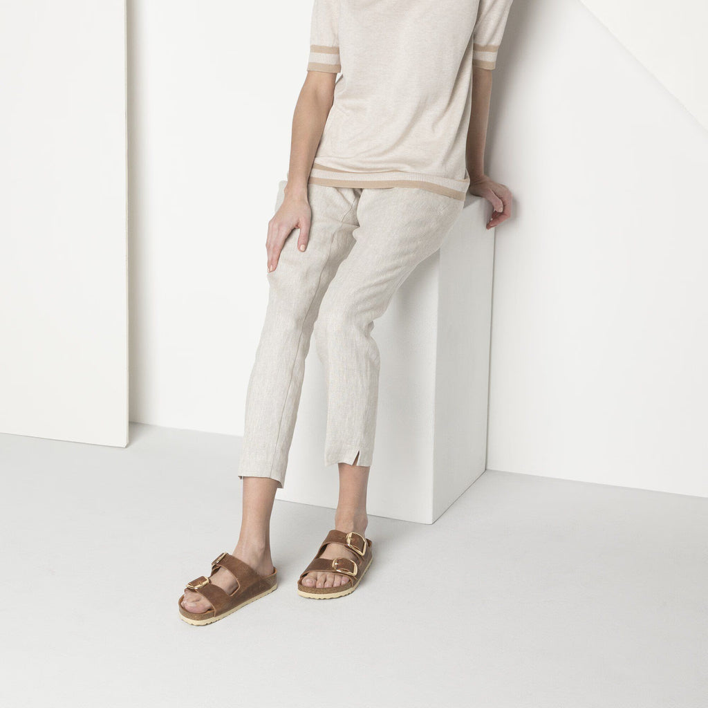 Birkenstock Premium Arizona Big Buckle Cuir huilé - Cognac