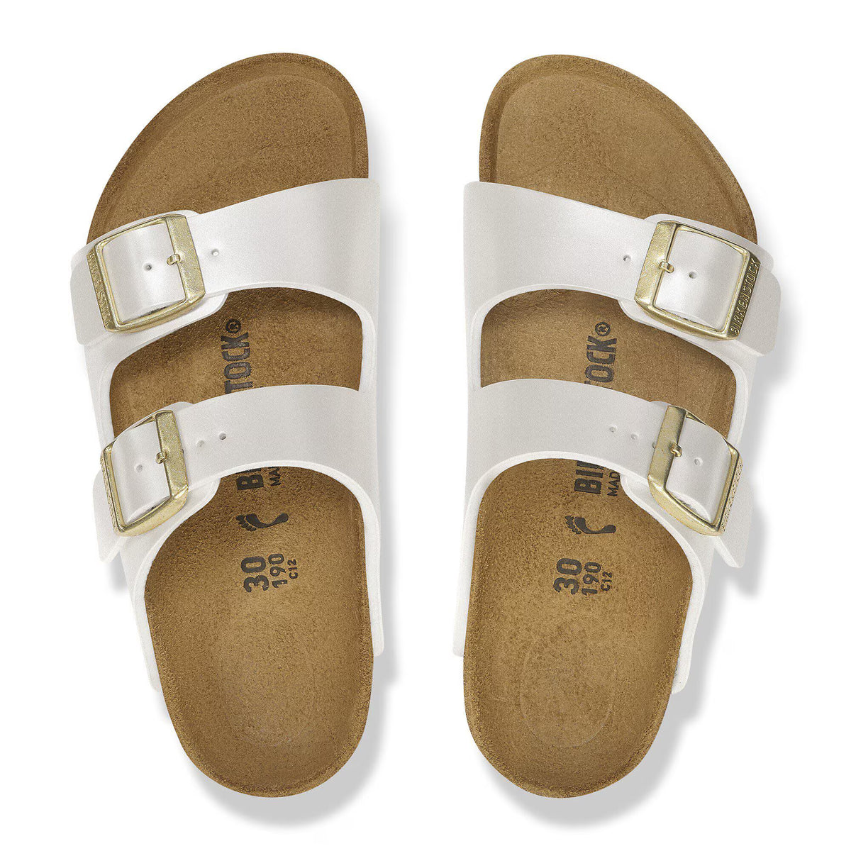 Birkenstock Confort Enfant Arizona Kids Birko-Flor - Electric Metallic Pearl