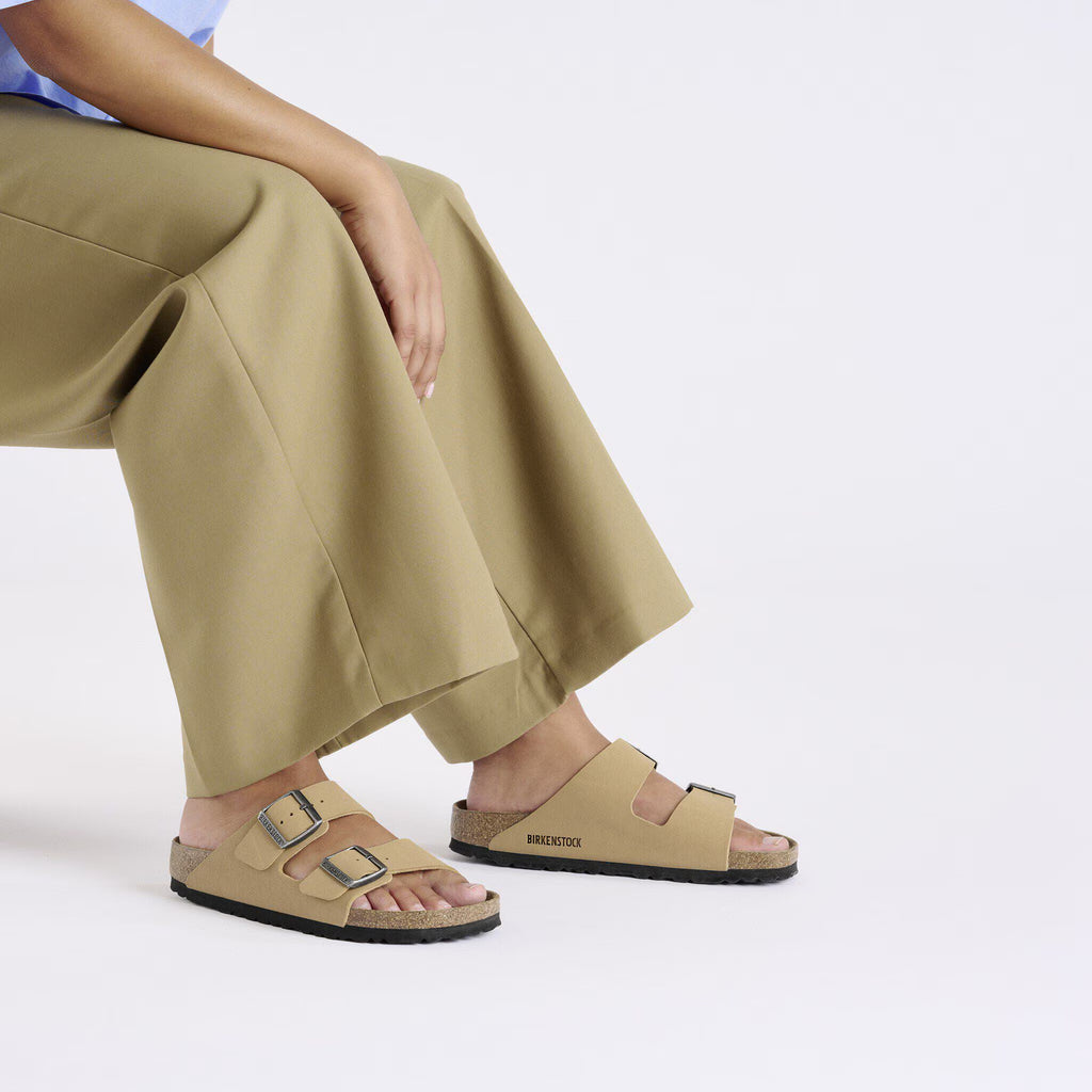 Birkenstock Tendance Arizona Birko-Flor Nubuck - Latte Cream