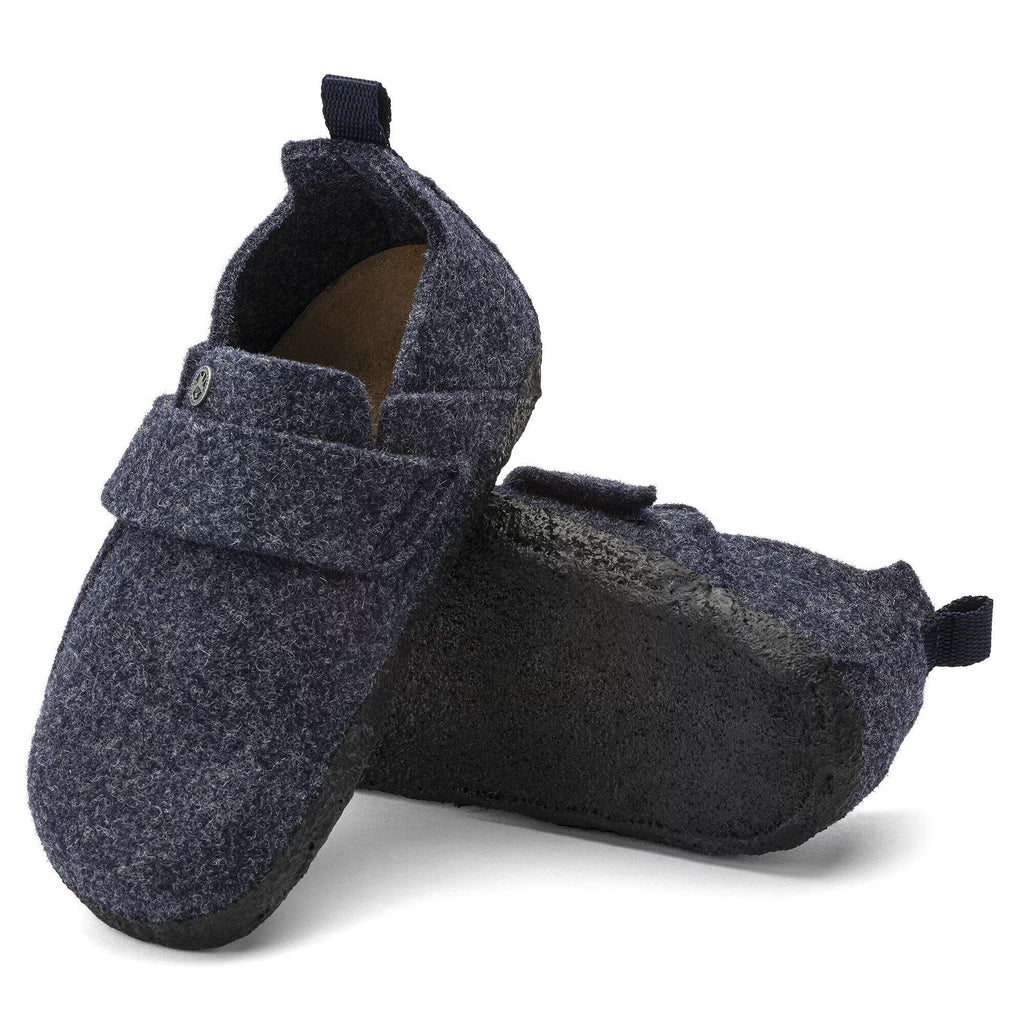 Birkenstock Confort Enfant Zermatt HL Kids Feutre de laine - Dark Blue