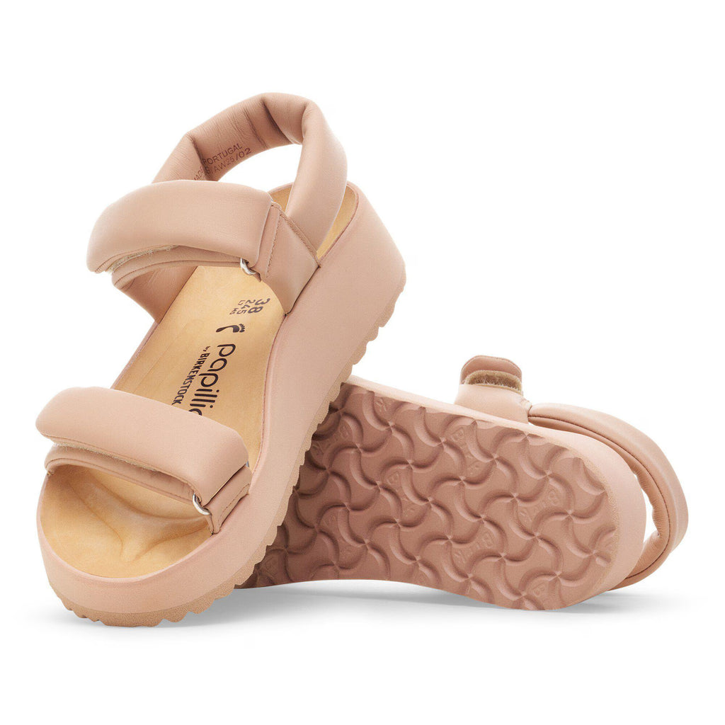 Birkenstock Premium Theda Cuir naturel - Nougat