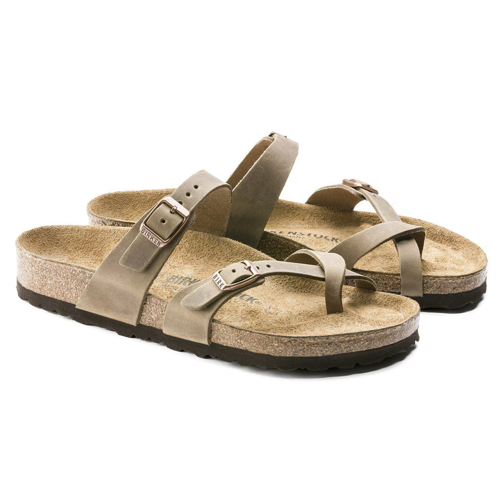 Birkenstock Premium Mayari Cuir huilé - Tobacco Brown
