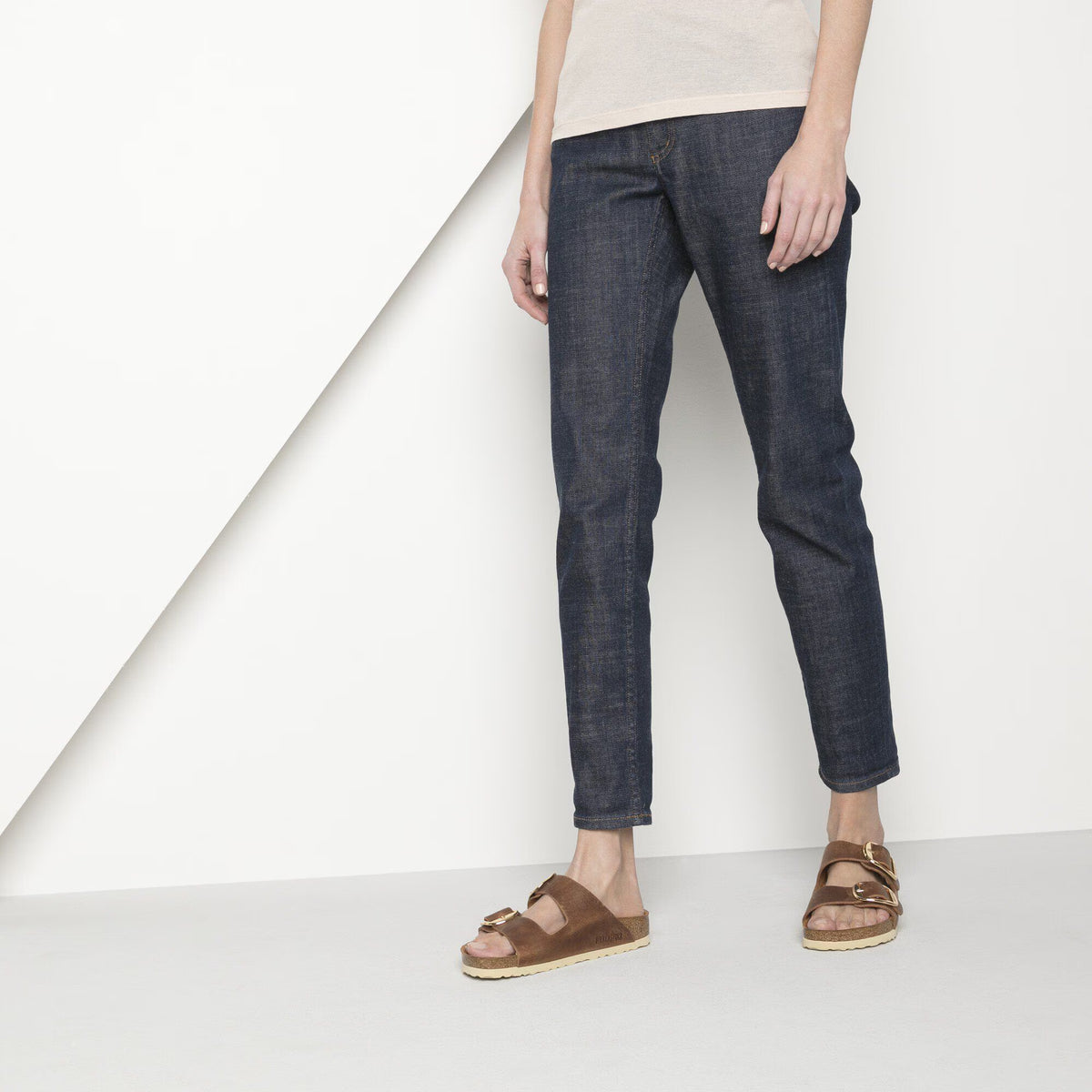 Birkenstock Premium Arizona Big Buckle Cuir huilé - Cognac