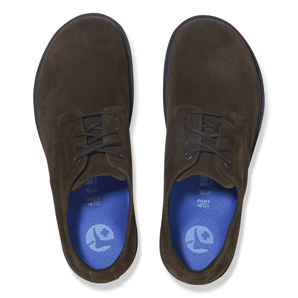 Birkenstock Confortable Highwood Lace Low Suède - Mocha