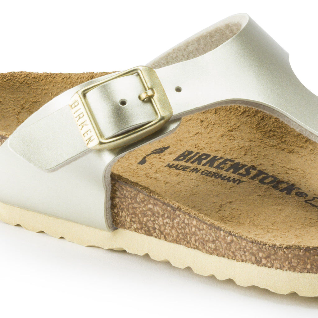 Birkenstock Confort Enfant Gizeh Kids Birko-Flor - Electric Metallic Gold