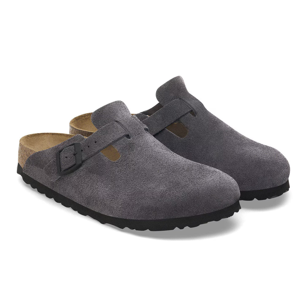 Birkenstock Confortable Boston Suède - Velvet grey