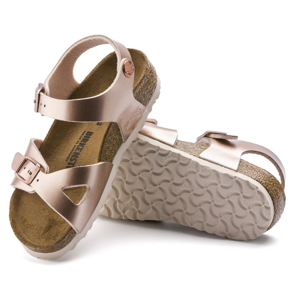 Birkenstock Confort Enfant Rio Kids Birko-Flor - Electric Metallic Copper