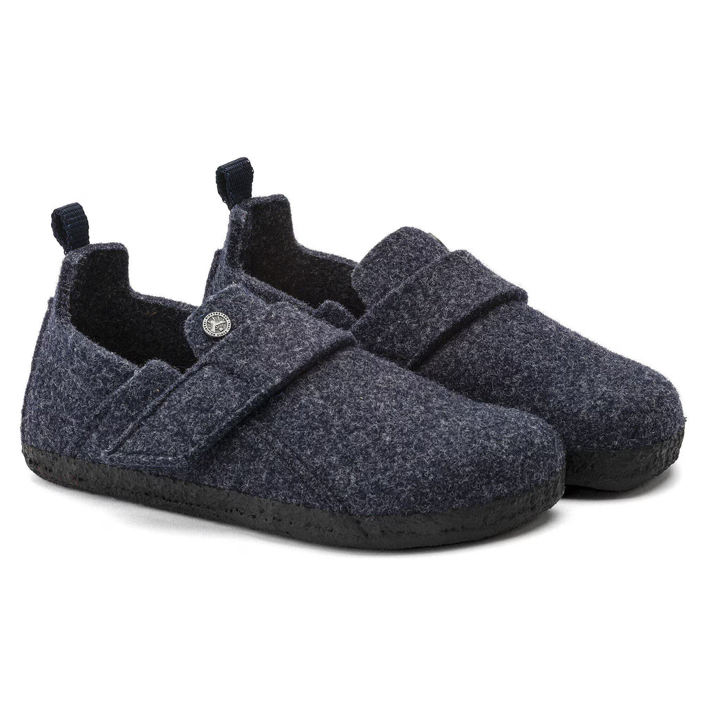 Birkenstock Confort Enfant Zermatt HL Kids Feutre de laine - Dark Blue