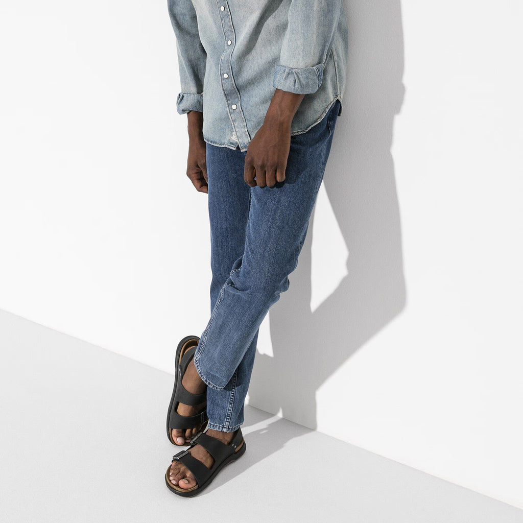 Birkenstock Premium Milano Crosstown homme Cuir huilé - Black