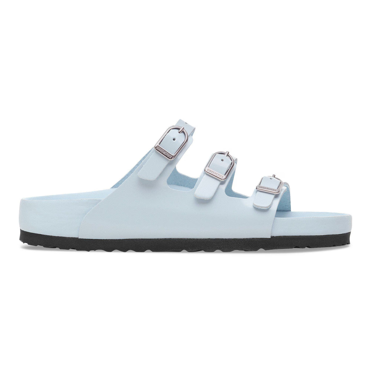 Birkenstock Premium Florida  Fresh Cuir naturel verni - Baby Blue High Shine