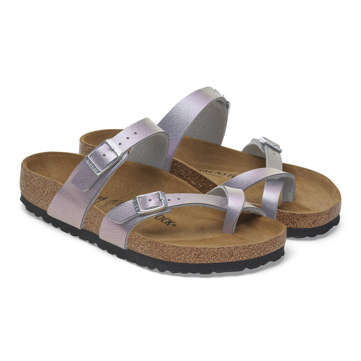 Birkenstock Tendance Mayari Birko-Flor estampé - Saffiano Iridescent Viola
