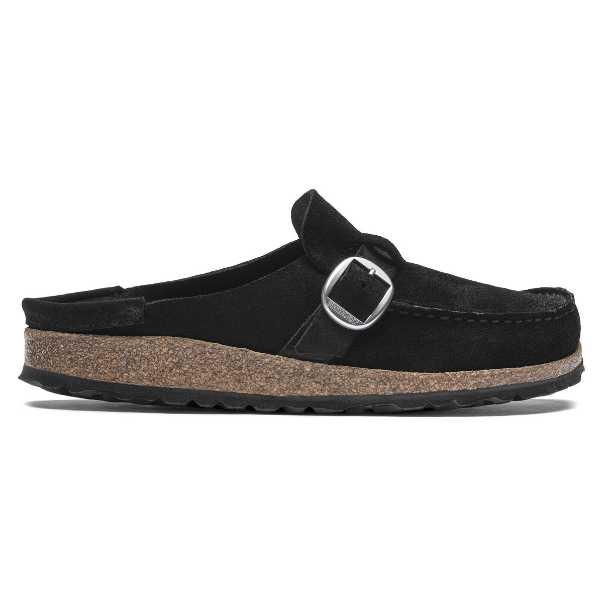 Birkenstock Confortable Buckley Suède - Black
