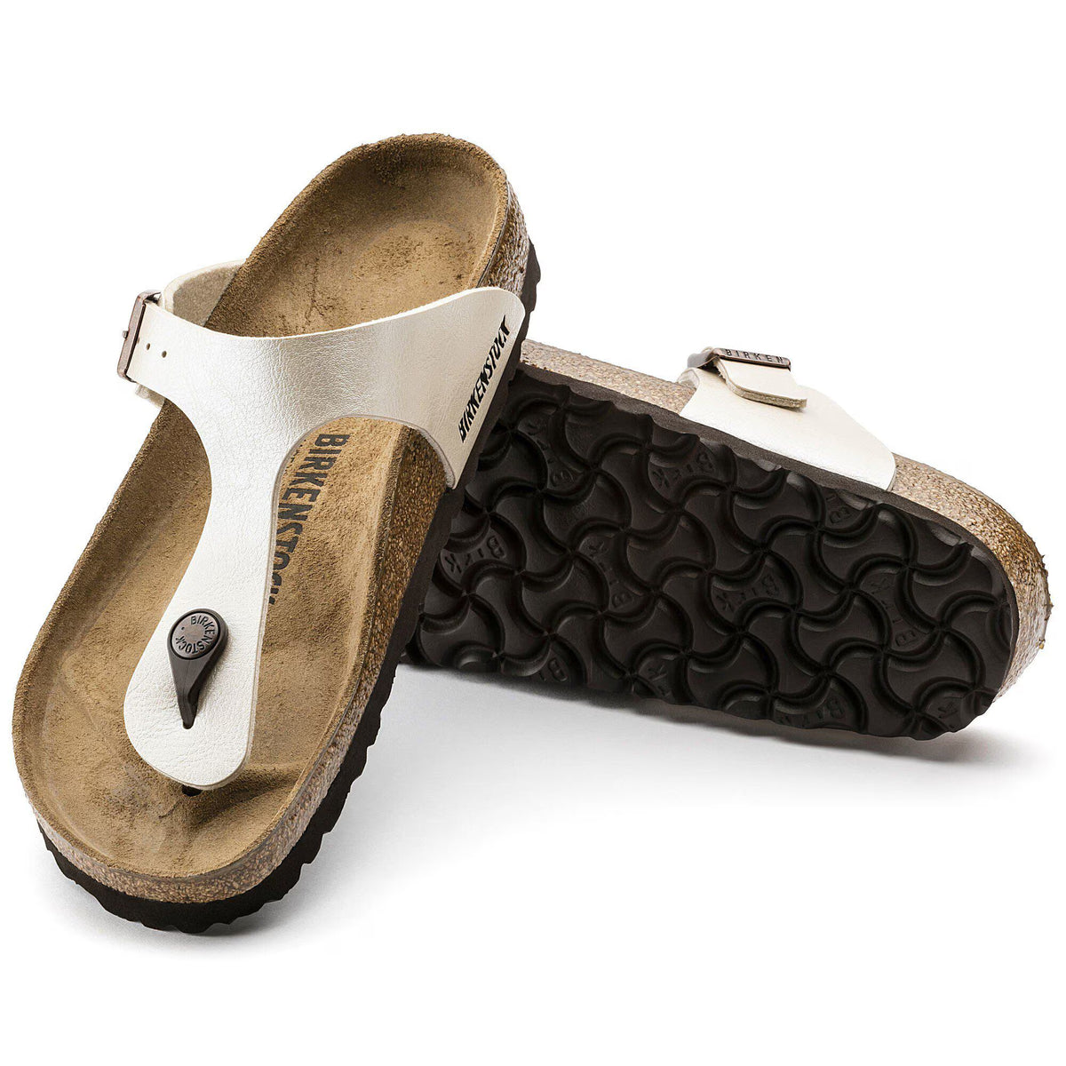 Birkenstock Tendance Gizeh Birko-Flor - Graceful Pearl White