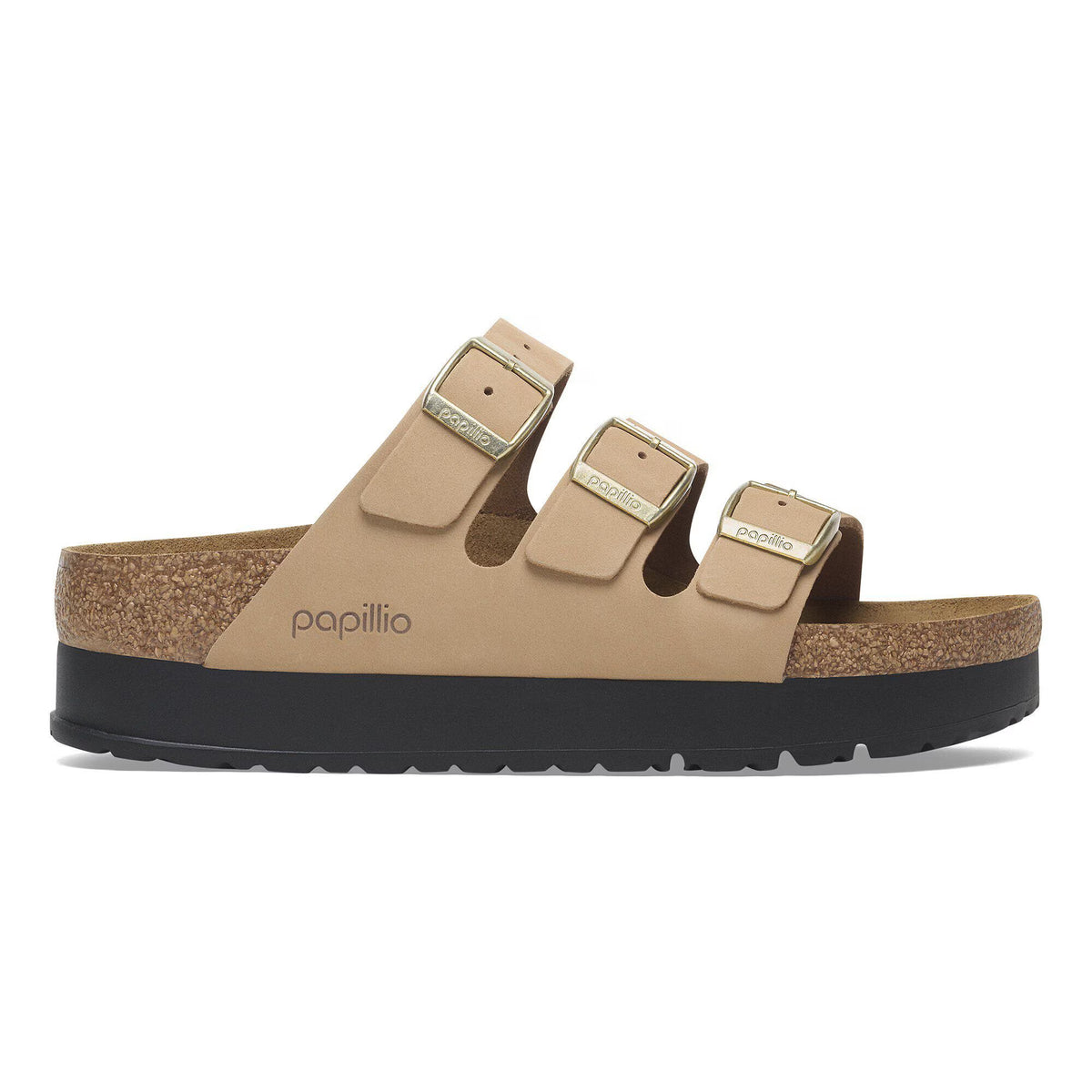 Birkenstock Premium Florida Flex Platform Cuir nubuck - Sandcastle
