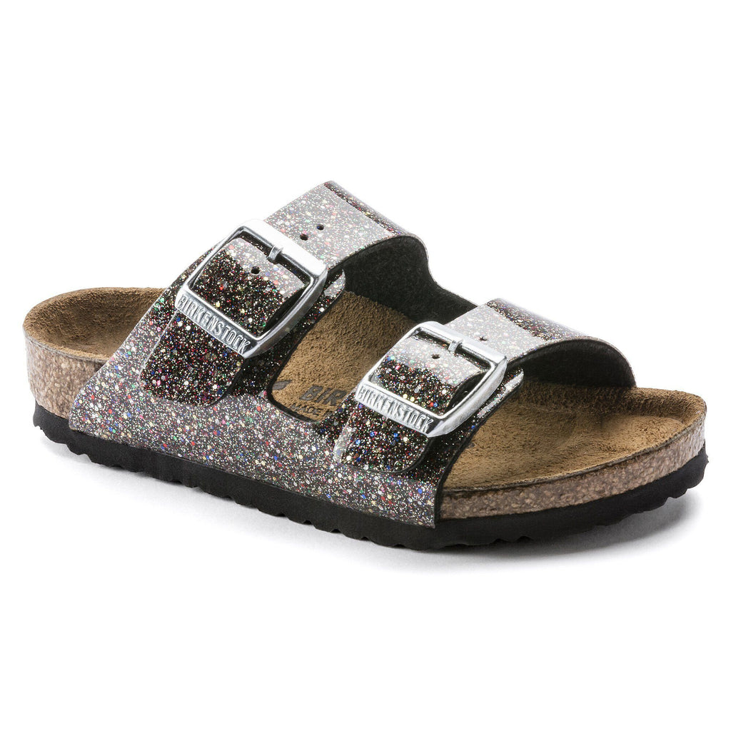 Birkenstock Confort Enfant Arizona Kids Birko-Flor - Cosmic Sparkle Black Multi