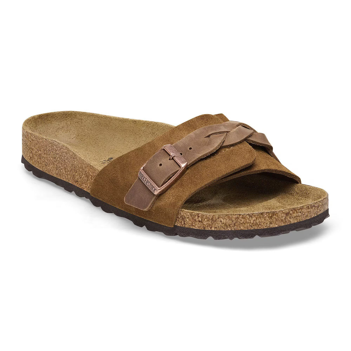Birkenstock Confortable Oita Braided Suède - Mink