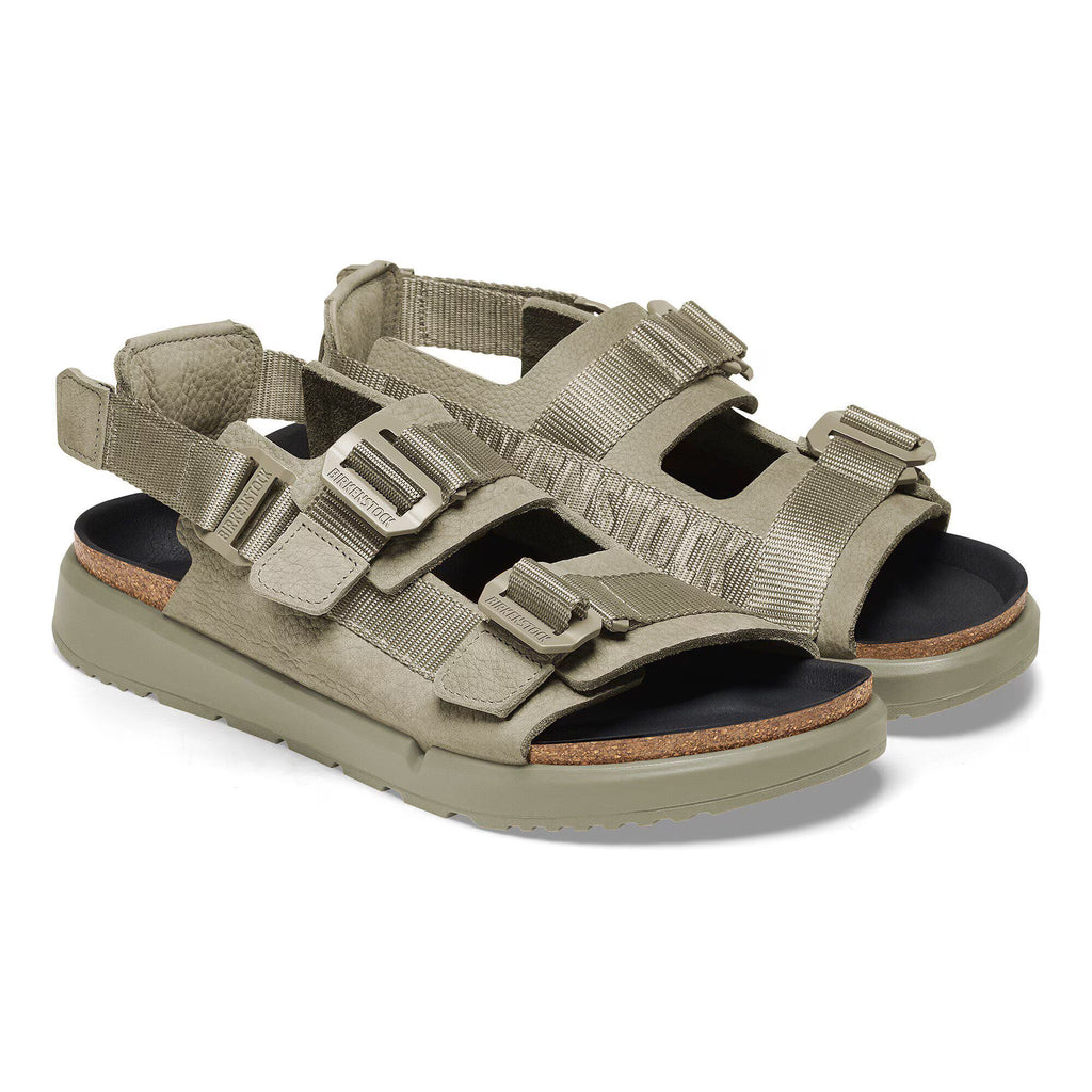 Birkenstock Premium Shinjuku Cuir naturel/Textile - Eucalyptus