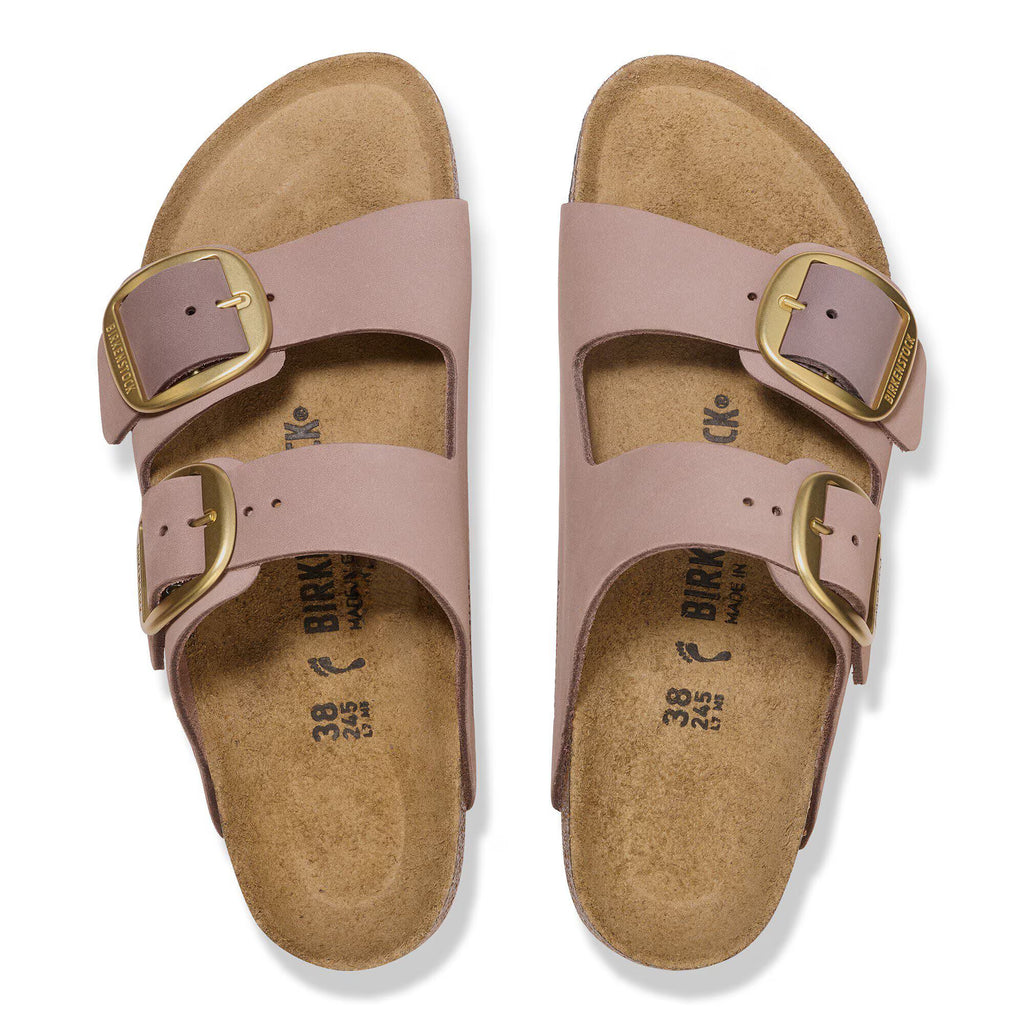 Birkenstock Premium Arizona Big Buckle Cuir nubuck - Faded Purple