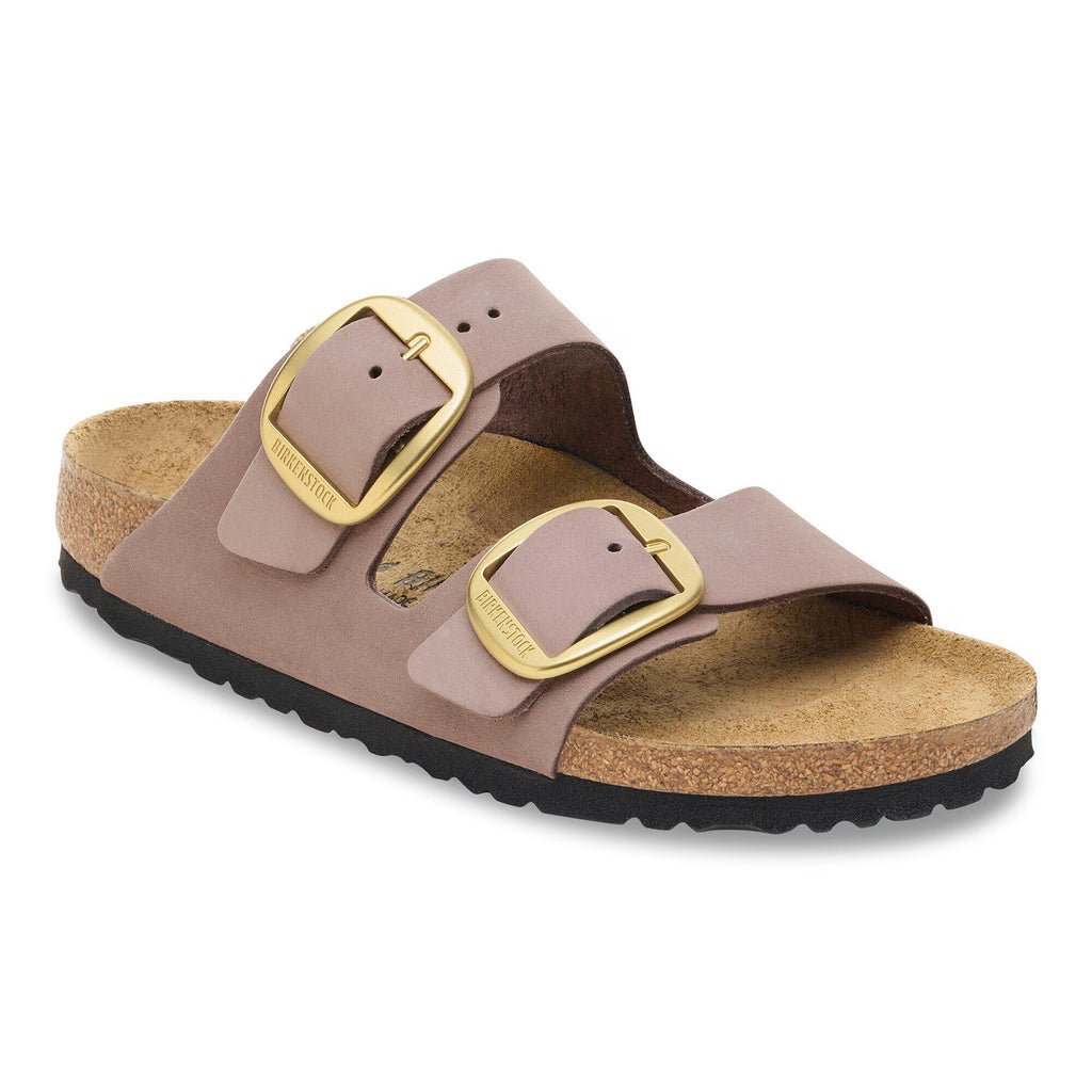 Birkenstock Premium Arizona Big Buckle Cuir nubuck - Faded Purple