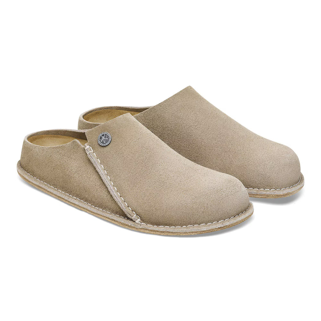 Birkenstock Confortable Zermatt Premium Suede LEA Sole Suède - Taupe