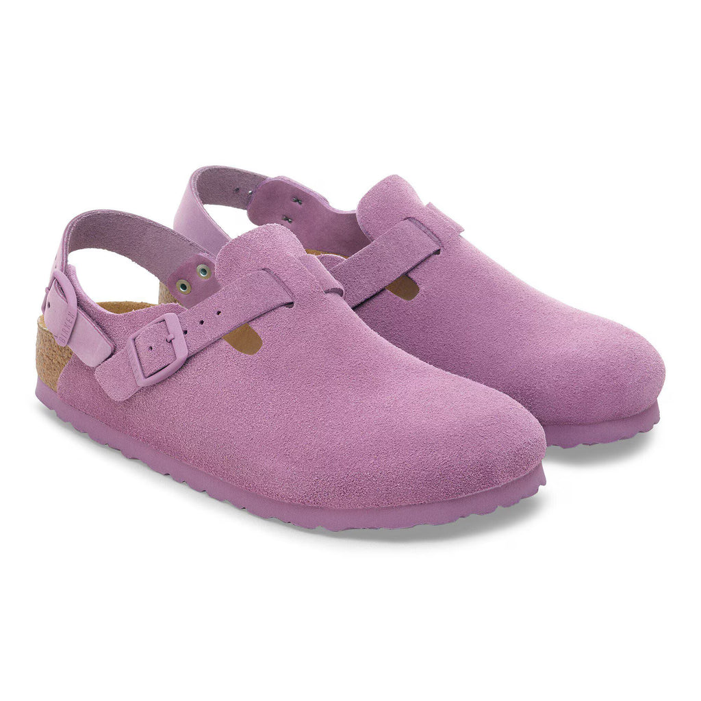 Birkenstock Confortable Tokio Suède - Mauve