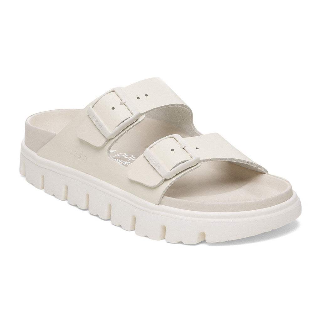 Birkenstock Premium Arizona PAP Chunky Cuir naturel - Eggshell
