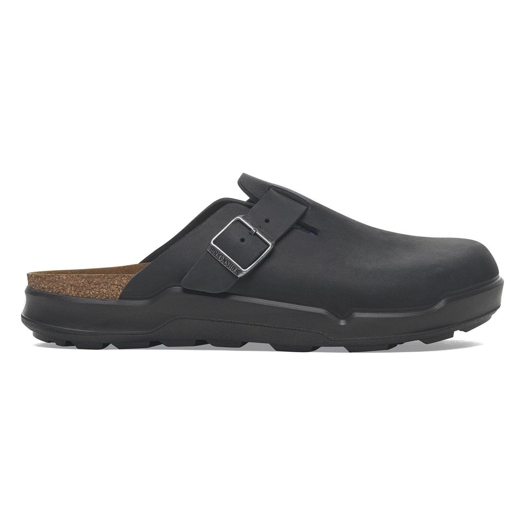 Birkenstock Premium Boston Crosstown Cuir huilé - Black