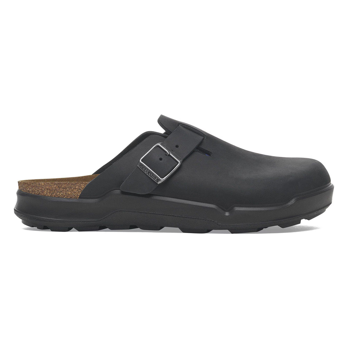 Birkenstock Premium Boston Crosstown Cuir huilé - Black