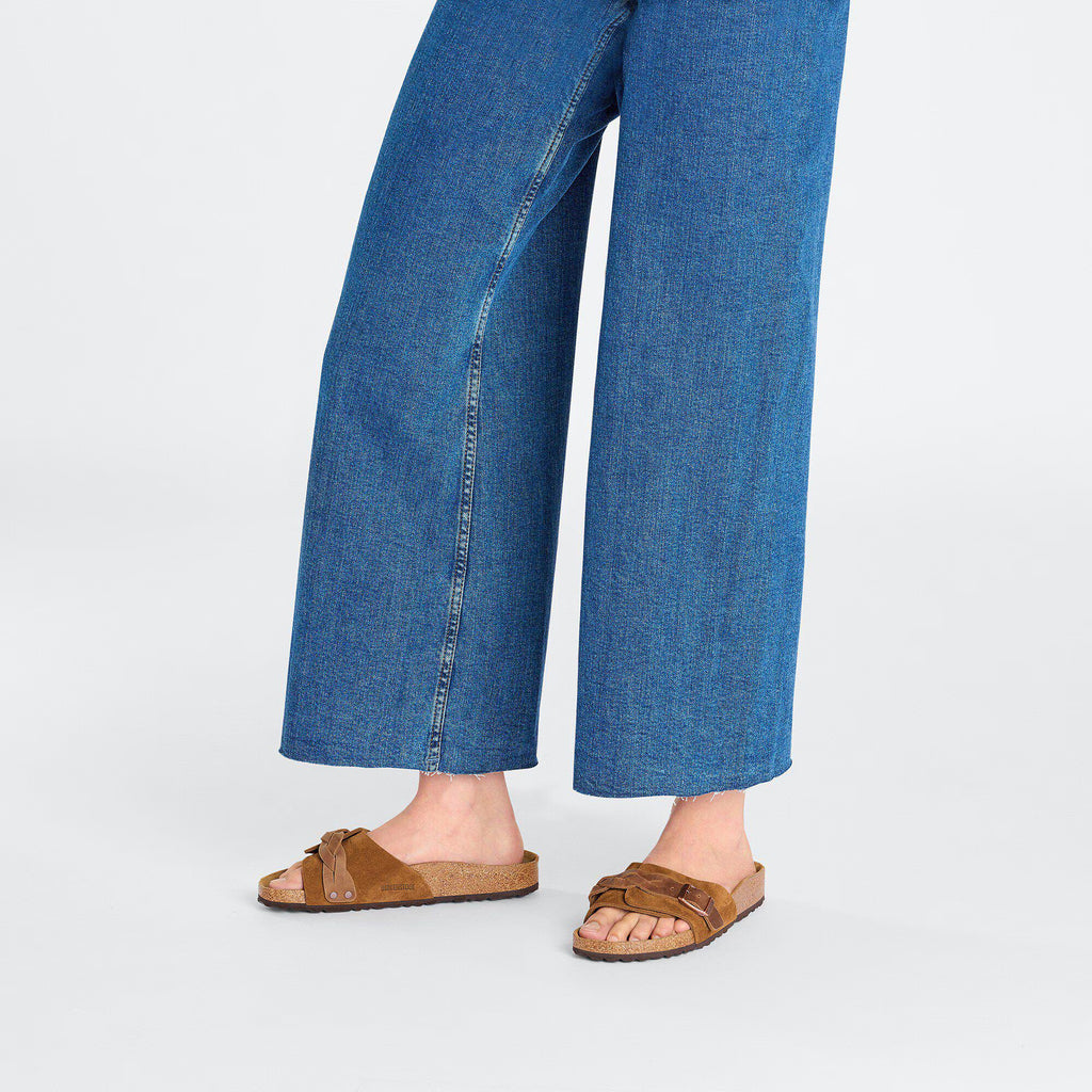 Birkenstock Confortable Oita Braided Suède - Mink