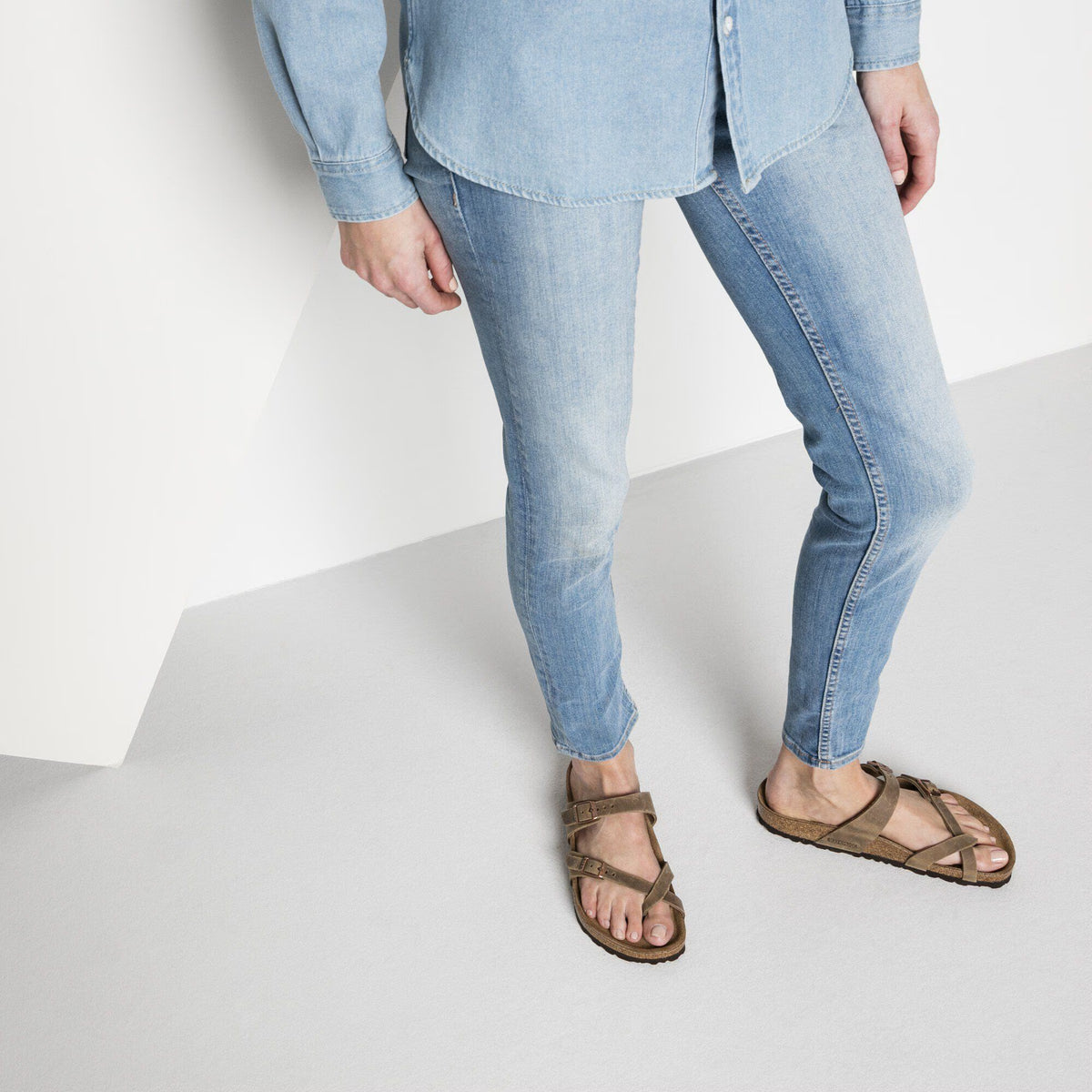 Birkenstock Premium Mayari Cuir huilé - Tobacco Brown