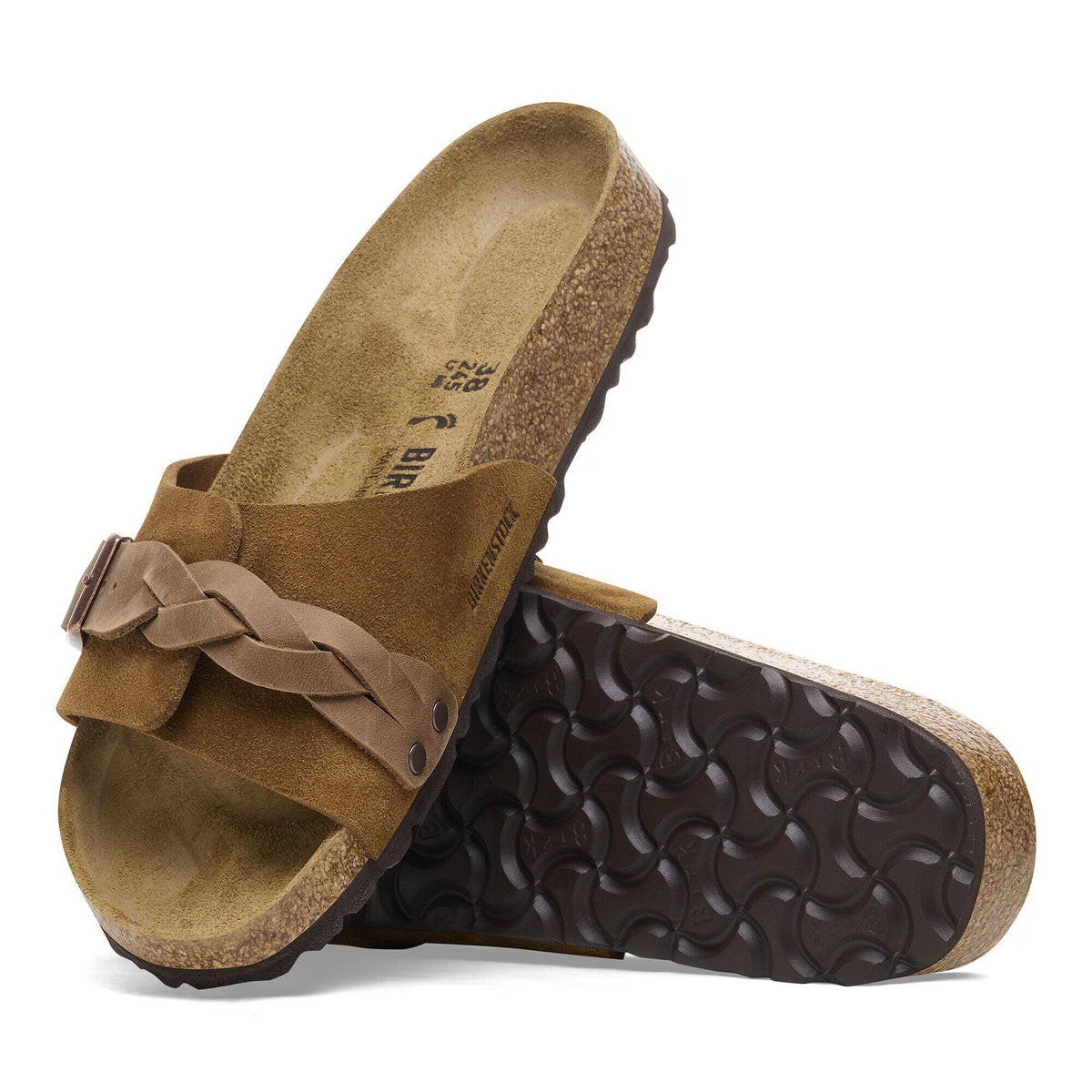 Birkenstock Confortable Oita Braided Suède - Mink