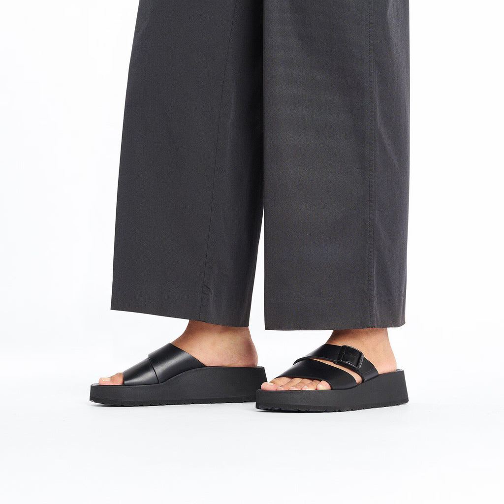Birkenstock Premium Almina Cuir naturel - Black