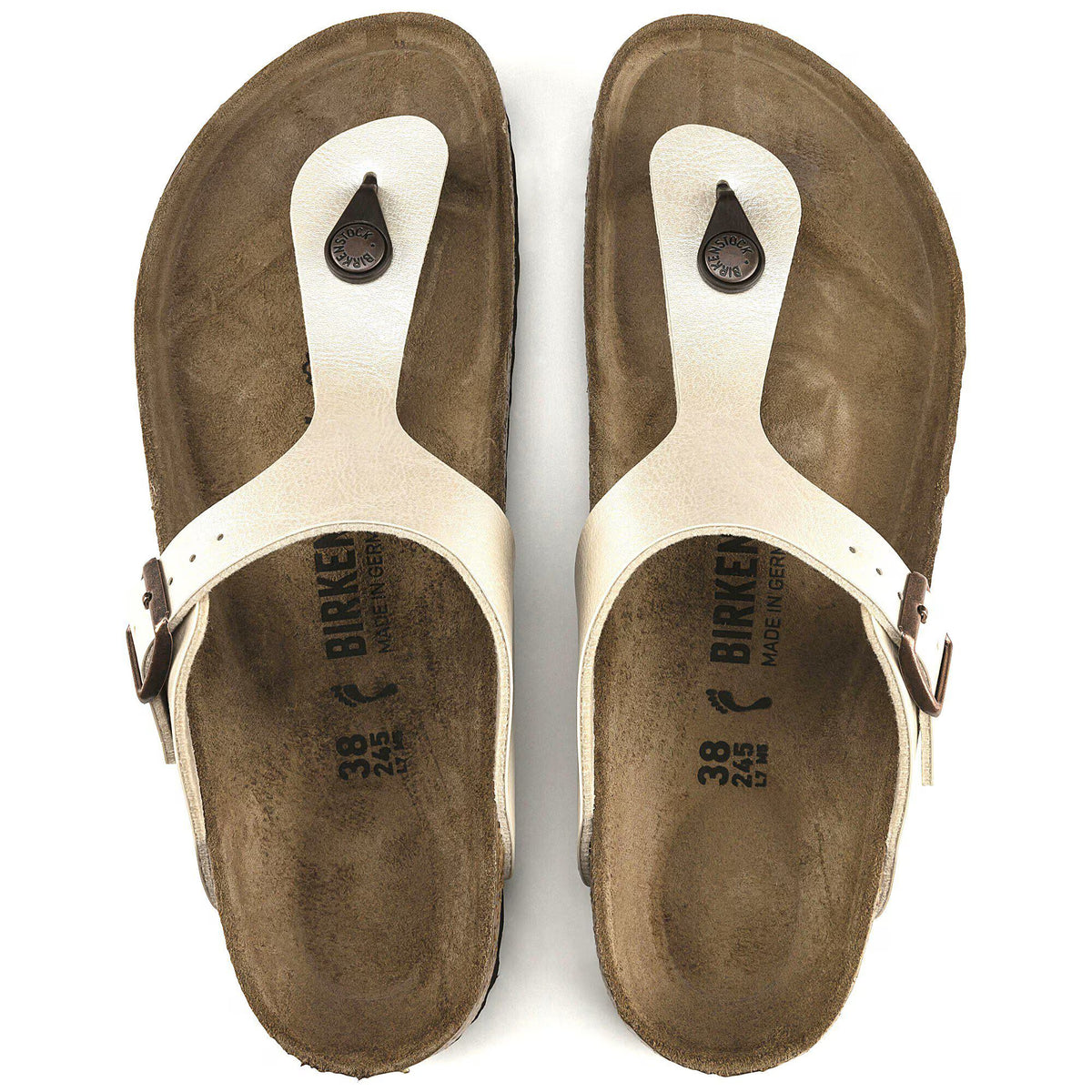 Birkenstock Tendance Gizeh Birko-Flor - Graceful Pearl White