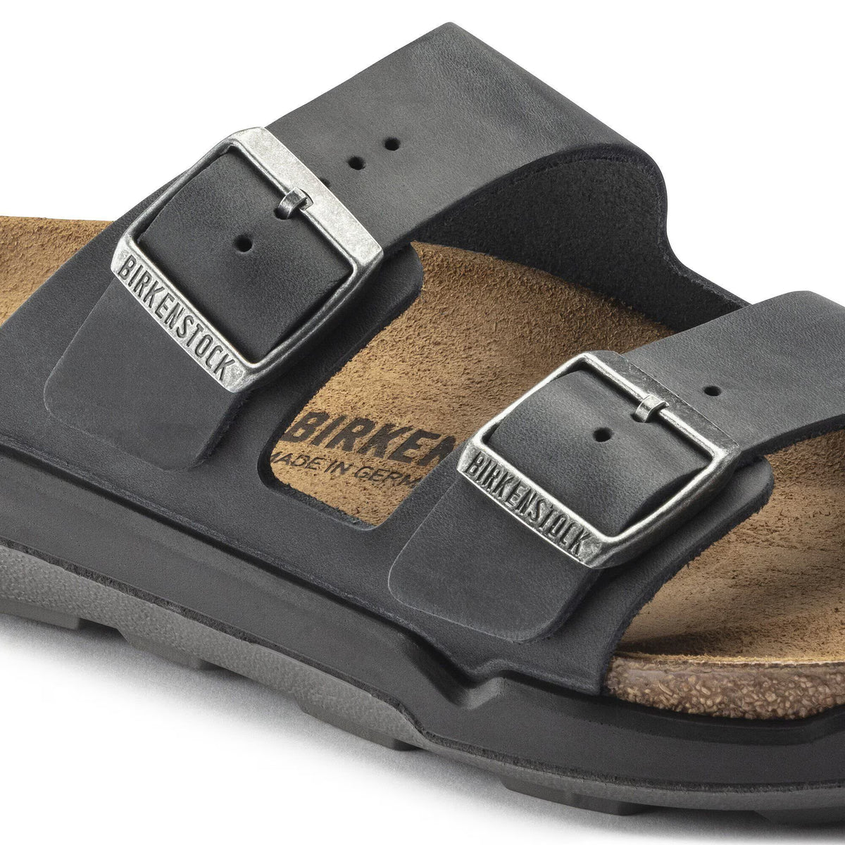 Birkenstock Premium Arizona Crosstown homme Cuir huilé - Black