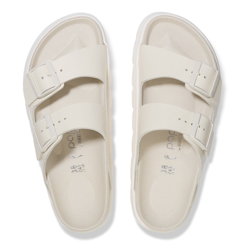 Birkenstock Premium Arizona PAP Chunky Cuir naturel - Eggshell