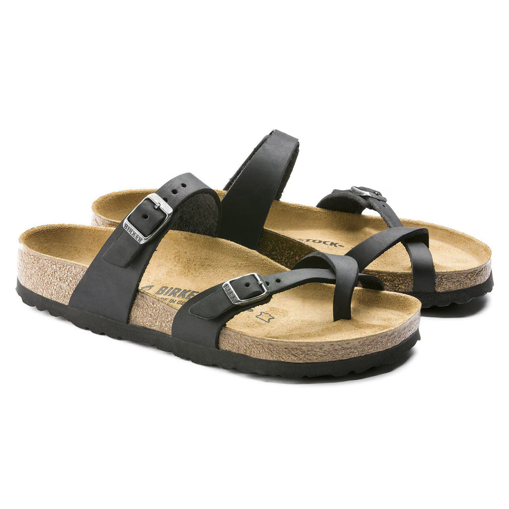 Birkenstock Premium Mayari Cuir huilé - Black