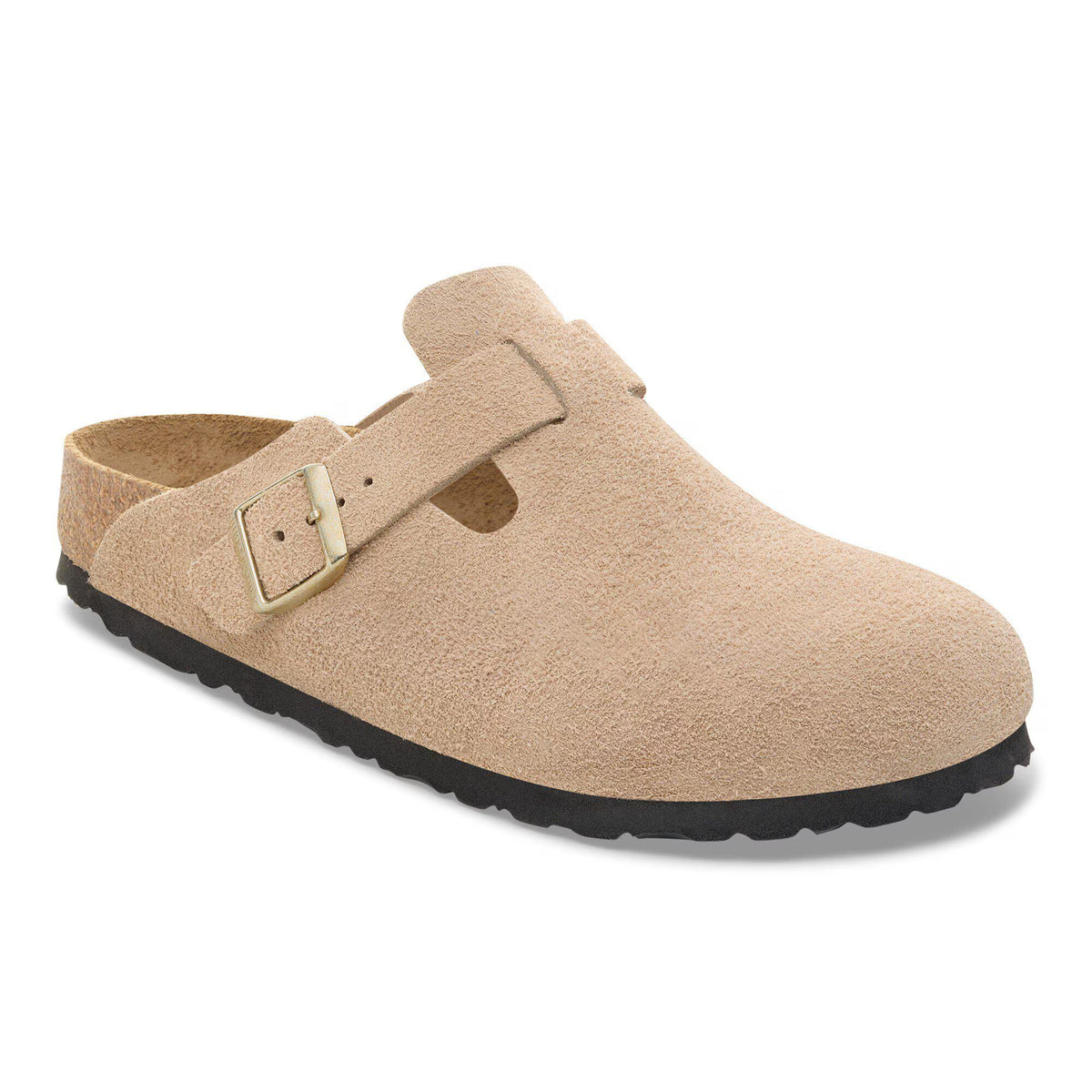 Birkenstock Confortable Boston Suède - Sandcastle