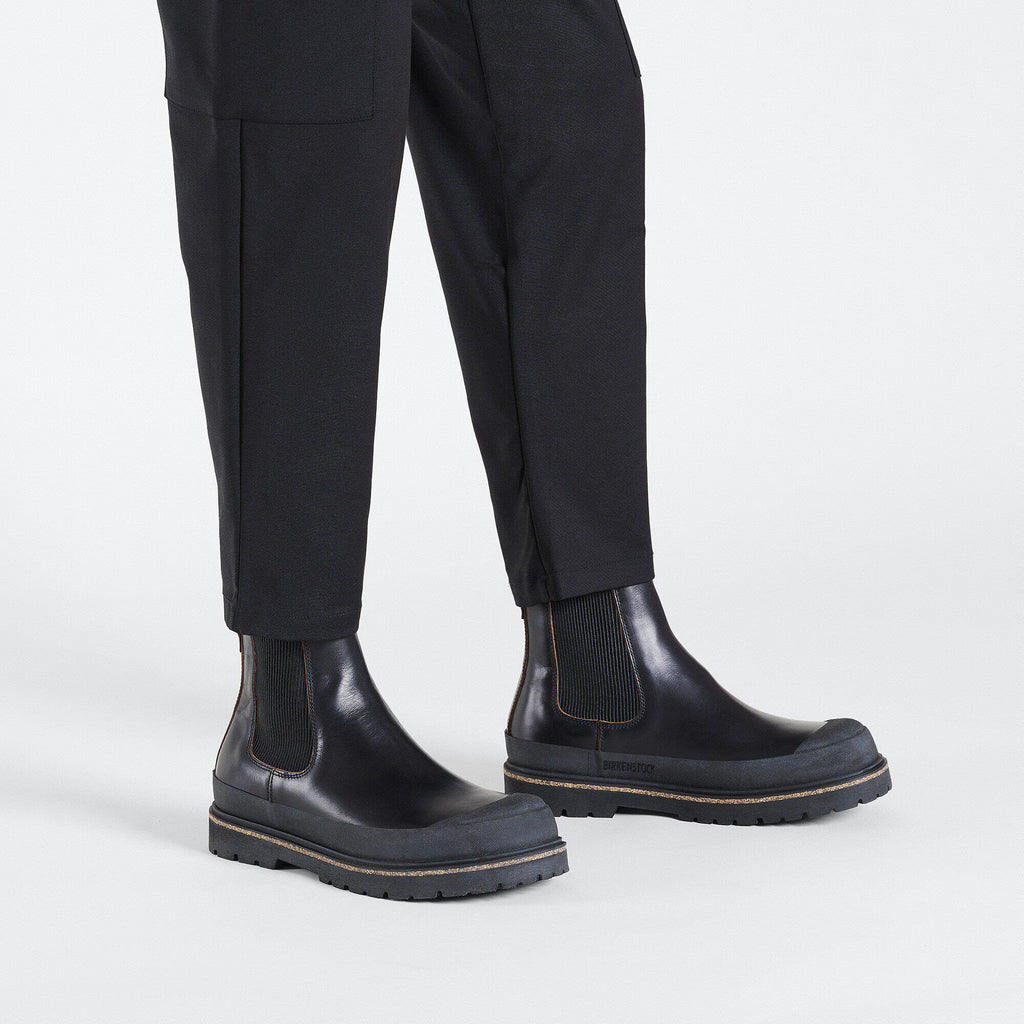 Birkenstock Premium Prescott Slip On Men Cuir huilé - Black