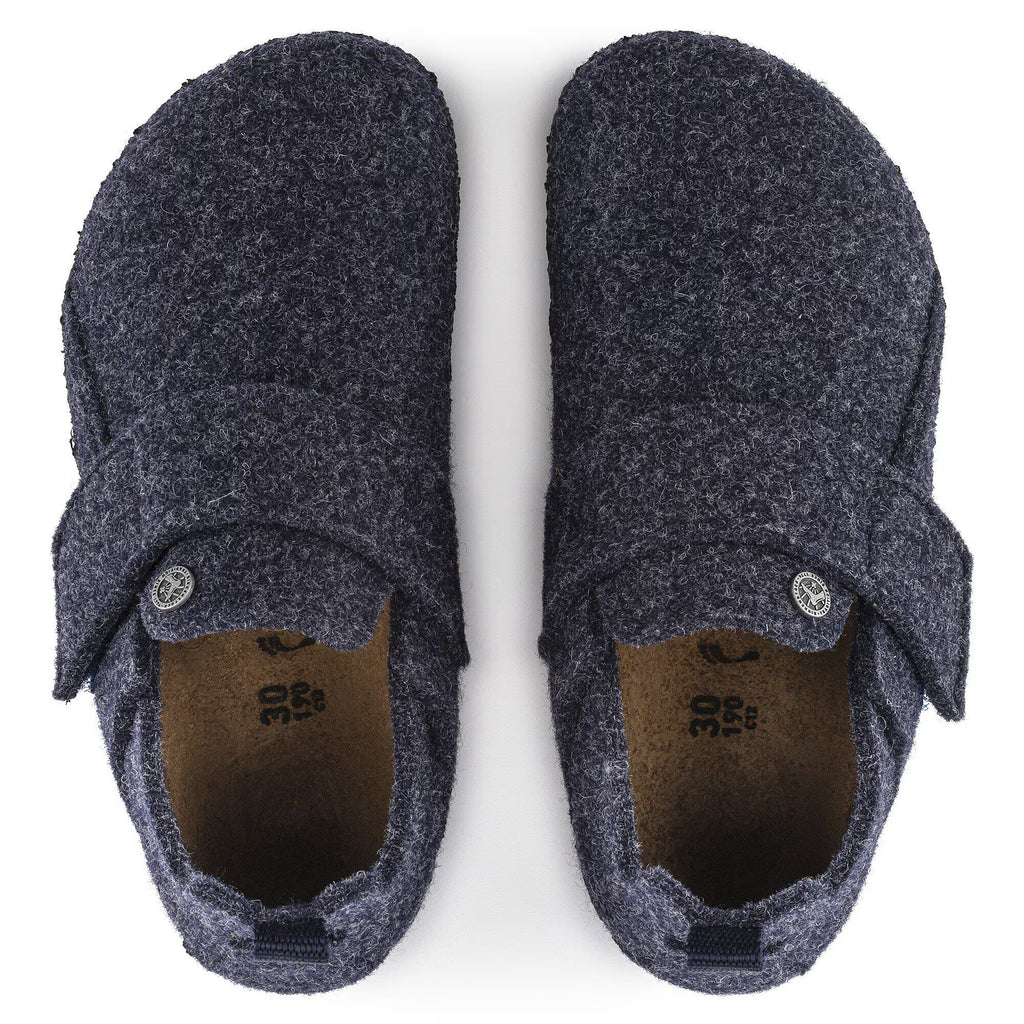 Birkenstock Confort Enfant Zermatt HL Kids Feutre de laine - Dark Blue